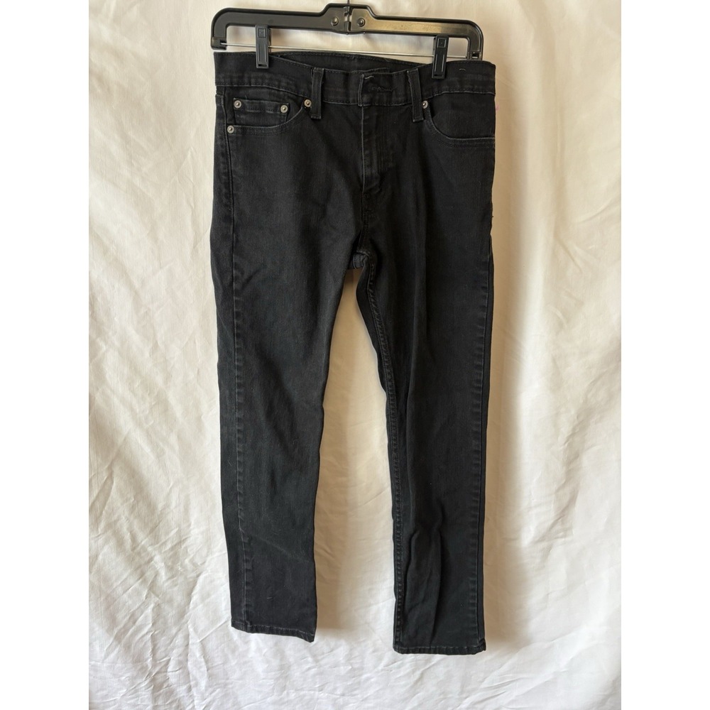LEVI'S 511 Jeans Men's 32x30 Black Tapered Fit Denim Casual Slim Stretch